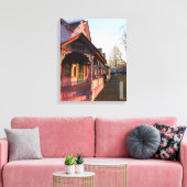 Warmer Sonnenuntergang auf Gingerbread - Martha's Leinwanddruck (Insitu (Wohnzimmer))