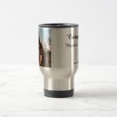 Warmer Sonnenuntergang auf Gingerbread - Martha's Reisebecher (Mittel)