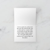 Warmer Sonnenuntergang Karte (Innenseite)