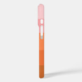 Warmer Sonnenuntergang Rosa Terracotta Personalisi Case-Mate iPhone Hülle (Rückseite / Links)