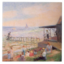 Warmer Tag am Strand