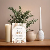 Warmer Ton Pampas Boho Gender Offenlegung Einladun Einladung