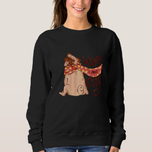 Warmer und gemütlicher Mops Puggle Hunde Besitzer Sweatshirt