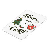 Warmer und gemütlicher Weihnachten Magnet (Linke Seite)