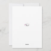 Warmer und schwammiger Muttertagsbrief Feiertagskarte (Rückseite)