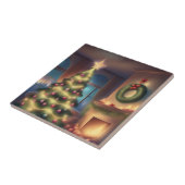 Warmer Weihnachtsbaum Fliese (Seite)