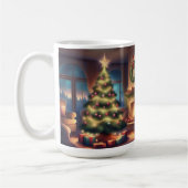 Warmer Weihnachtsbaum Kaffeetasse (Links)