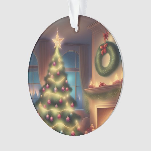 Warmer Weihnachtsbaum Ornament (Vorderseite)