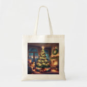 Warmer Weihnachtsbaum Tragetasche (Vorne)