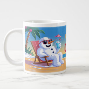 Warmer Weihnachtstraum Jumbo-Tasse