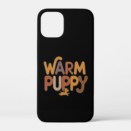warmer Welpe Case-Mate iPhone Hülle (Rückseite)