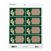 Warmer Winter wünscht Weihnachten Mitten (Vorne)