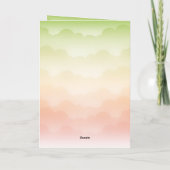 Warmer Winter wünscht Weihnachtskarte Feiertagskarte (Rückseite)