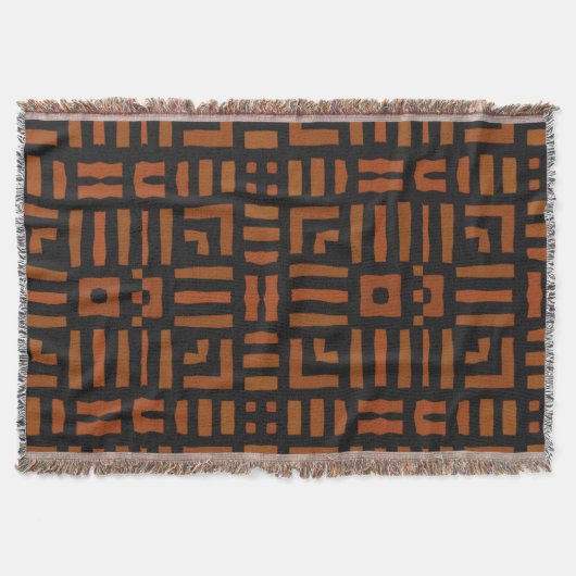 Warmes afrikanisches Stammesdesign Decke (Vorderseite)