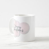 Warmes Aquarellfest Weihnachtsgeschenk Kaffeetasse (Vorderseite Links)