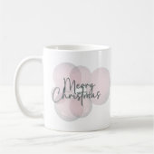 Warmes Aquarellfest Weihnachtsgeschenk Kaffeetasse (Links)