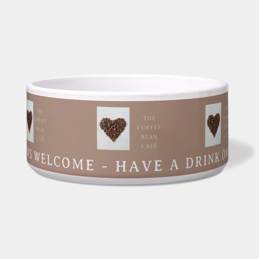 Warmes Artisan-Café-Geschäftsbranding Napf (Vorderseite)