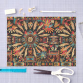 Warmes Beige Dekorationspapier "Aztec Dream" Seidenpapier (Handwerk)