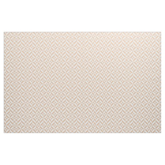 Warmes Beige Geometric Deko Cube Pattern Stoff (Yard (91,4 cm))