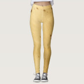 Warmes beige leggings (Vorderseite)