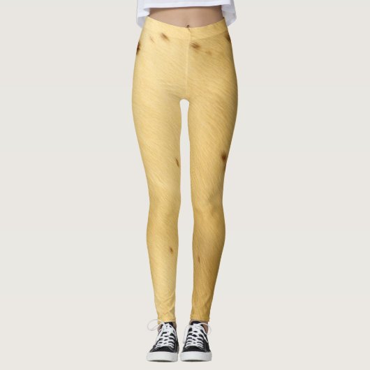 Warmes beige leggings (Vorderseite)