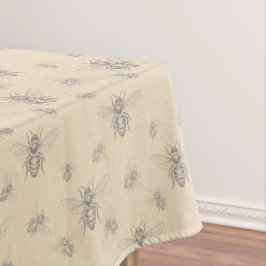Warmes Beige Vintage Französisches Landhaus-Stil B Tischdecke