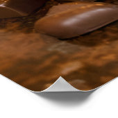 Warmes belgisches Pralinen-Cafe-Delight-Poster Poster (Ecke)
