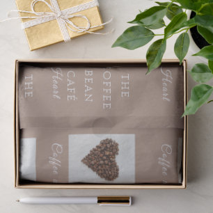 Warmes Branding für Artisan-Cafés  Seidenpapier