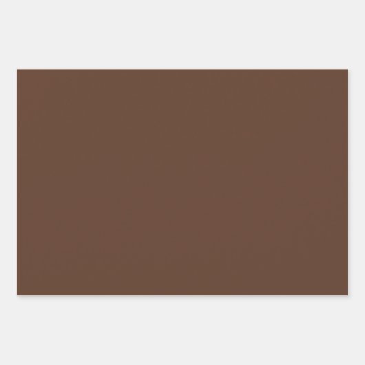 Warmes Brown Kariert Wrapping Paper Geschenkpapier Set (Vorderseite 3)