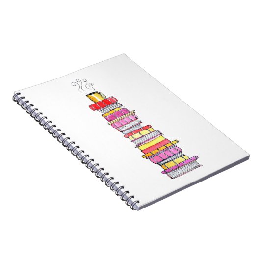 Warmes Buch-Notizbuch Notizblock (Rechte Seite)