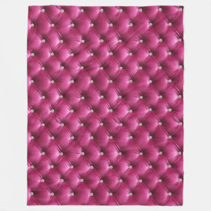 Warmes Chic Pink Imitate Velvet Fleecedecke