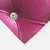 Warmes Chic Pink Imitate Velvet Fleecedecke (Ecke)