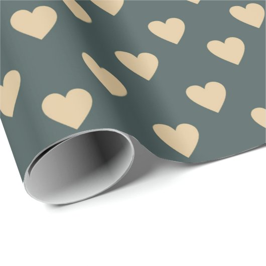 Warmes Fall ästhetisches Muster, Herbst gemütliche Geschenkpapier (Rolleneckpunkt)