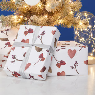 Warmes Fall ästhetisches Muster, Herbst gemütliche Geschenkpapier