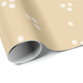 Warmes Fall ästhetisches Muster, Herbst gemütliche Geschenkpapier (Rolleneckpunkt)