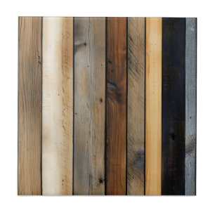 Warmes Farbholzpappmuster Fliese