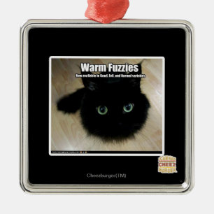 Warmes Fuzzies Ornament Aus Metall