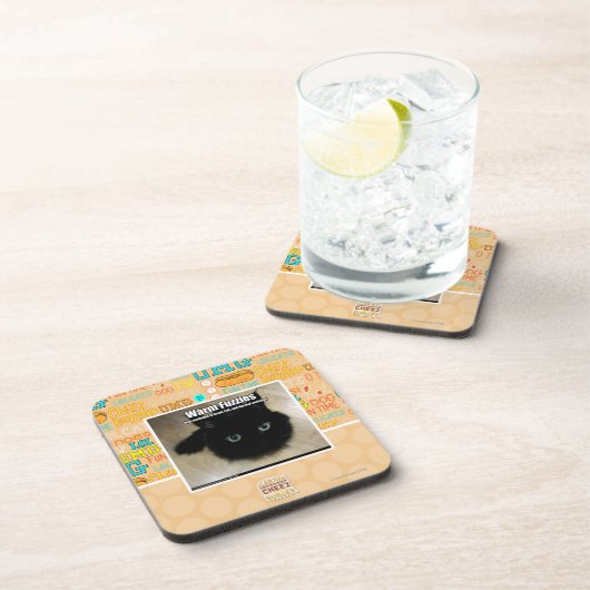 Warmes Fuzzies Untersetzer (Rechte Seite)