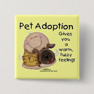 Warmes, Fuzzy Gefühl! Button