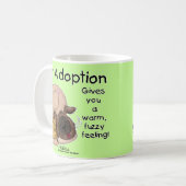 Warmes, Fuzzy Gefühl! Kaffeetasse (Vorderseite Links)