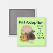 Warmes, Fuzzy Gefühl! Magnet (Vorderseite/Rückseite)