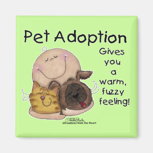 Warmes, Fuzzy Gefühl! Magnet