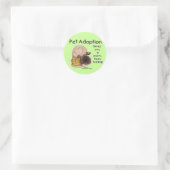 Warmes, Fuzzy Gefühl! Runder Aufkleber (Tasche)
