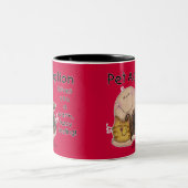 Warmes, Fuzzy Gefühl! Zweifarbige Tasse (Mittel)