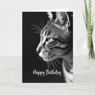 Warmes Geburtstag-Graceful-Katze-Karten Karte