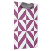 Warmes geometrisches Deko Cube Muster Klemmbrett (Rechts)