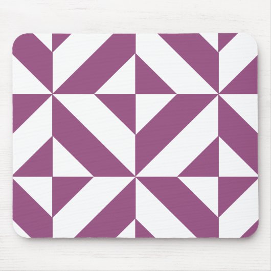 Warmes geometrisches Deko Cube Muster Mousepad (Vorne)