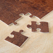 Warmes geometrisches Design für rustikalen Stil Puzzle (Seite)