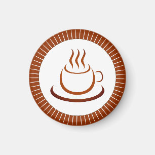 Warmes Getränk Magnet