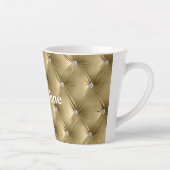 Warmes Gold Imitate Velvet Milchtasse (Rechts)